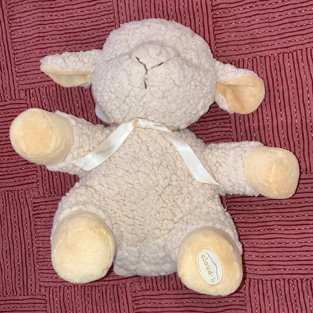 Cloud B soothing sleep sheep sounds machine Soft Cream Lamb Plush